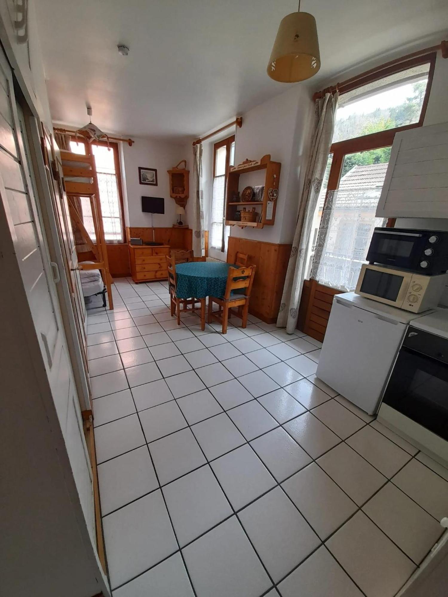 Studio avec balcon amenage a Saint Gervais les Bains Extérieur photo